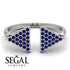 Triangle Open Sapphire Ring - Hope No. 15
