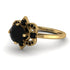 Unique Bloom Halo Black Diamond Ring - Amanda No. 37