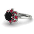 Unique Bloom Halo Black Diamond Ring - Amanda No. 54 image 3