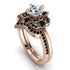 Unique Bloom Halo Diamond Bridal Set - Amanda No. 32 image 1