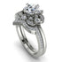 Unique Bloom Halo Diamond Bridal Set - Amanda No. 3 image 1