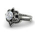 Unique Bloom Halo Diamond Bridal Set - Amanda No. 33