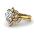 Unique Bloom Halo Diamond Bridal Set - Amanda No. 1