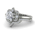 Unique Bloom Halo Diamond Bridal Set - Amanda No. 3 image 3