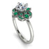 Unique Bloom Halo Diamond Ring - Amanda No. 18