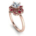 Unique Bloom Halo Diamond Ring - Amanda No. 47