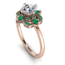 Unique Bloom Halo Diamond Ring - Amanda No. 17 image 1