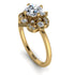 Unique Bloom Halo Diamond Ring - Amanda No. 1