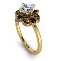 Unique Bloom Halo Diamond Ring - Amanda No. 31 image 1