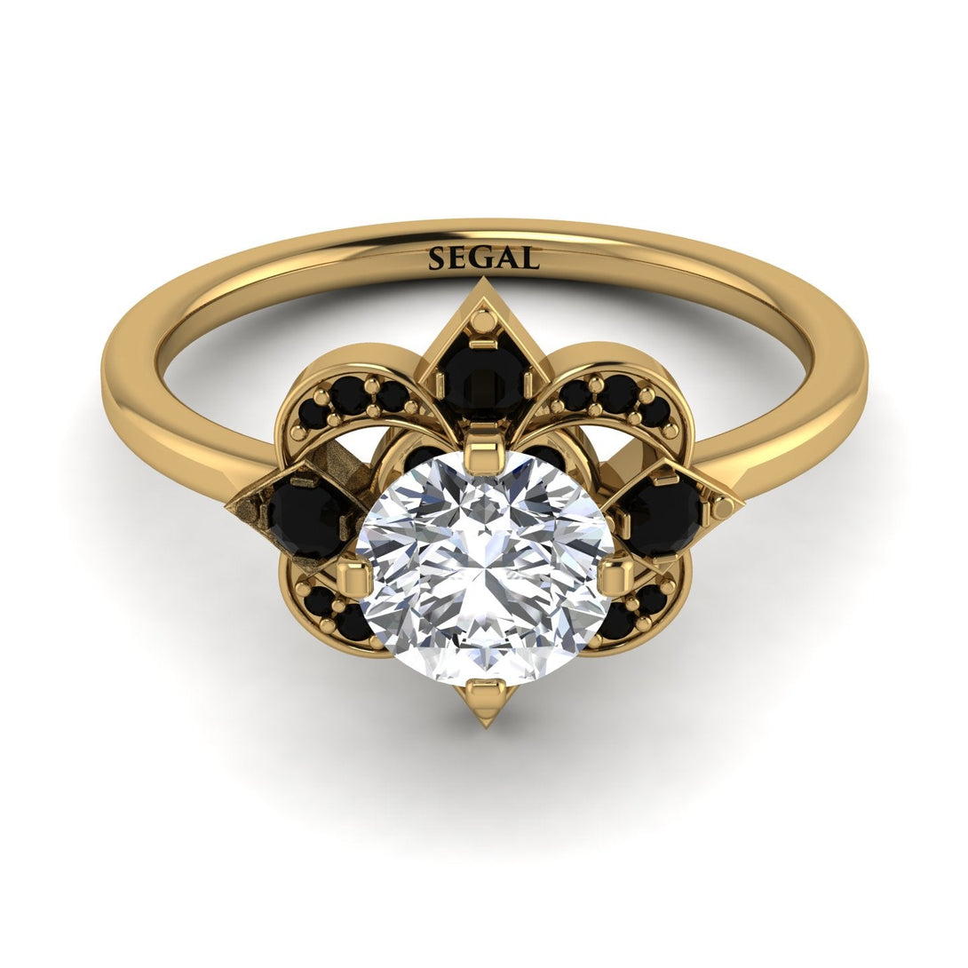 Unique Bloom Halo Diamond Ring - Amanda No. 31
