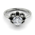 Unique Bloom Halo Diamond Ring - Amanda No. 33