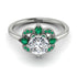 Unique Bloom Halo Diamond Ring - Amanda No. 18 image 2