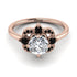 Unique Bloom Halo Diamond Ring - Amanda No. 32 image 2