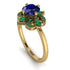 Unique Bloom Halo Sapphire Ring - Amanda No. 28