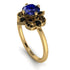 Unique Bloom Halo Sapphire Ring - Amanda No. 43 image 1