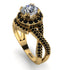 Unique Diamond Halo Engagement Ring - Jessica No. 31 image 1