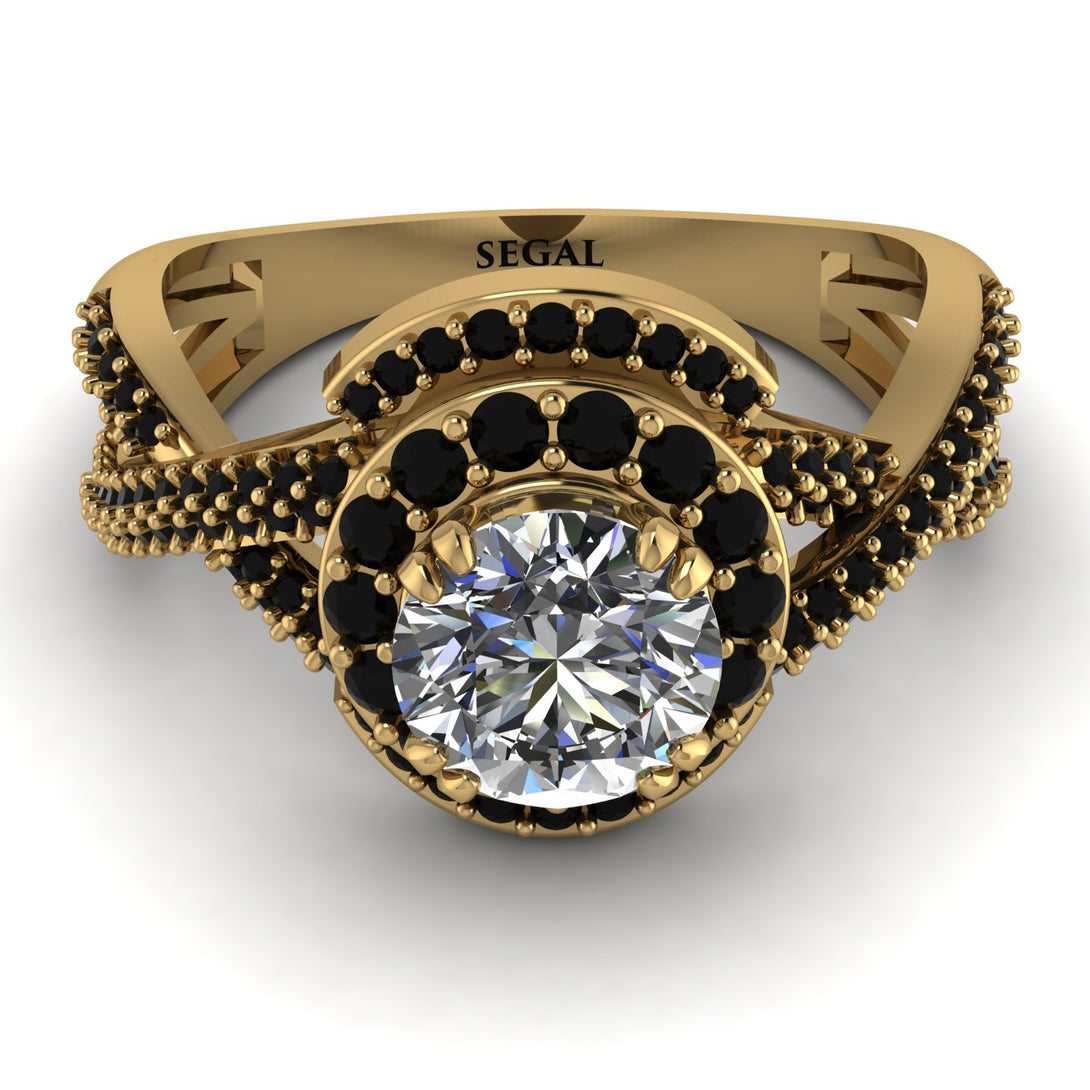Unique Diamond Halo Engagement Ring - Jessica No. 31