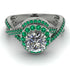 Unique Diamond Halo Engagement Ring - Jessica No. 18