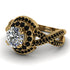 Unique Diamond Halo Engagement Ring - Jessica No. 31 image 3