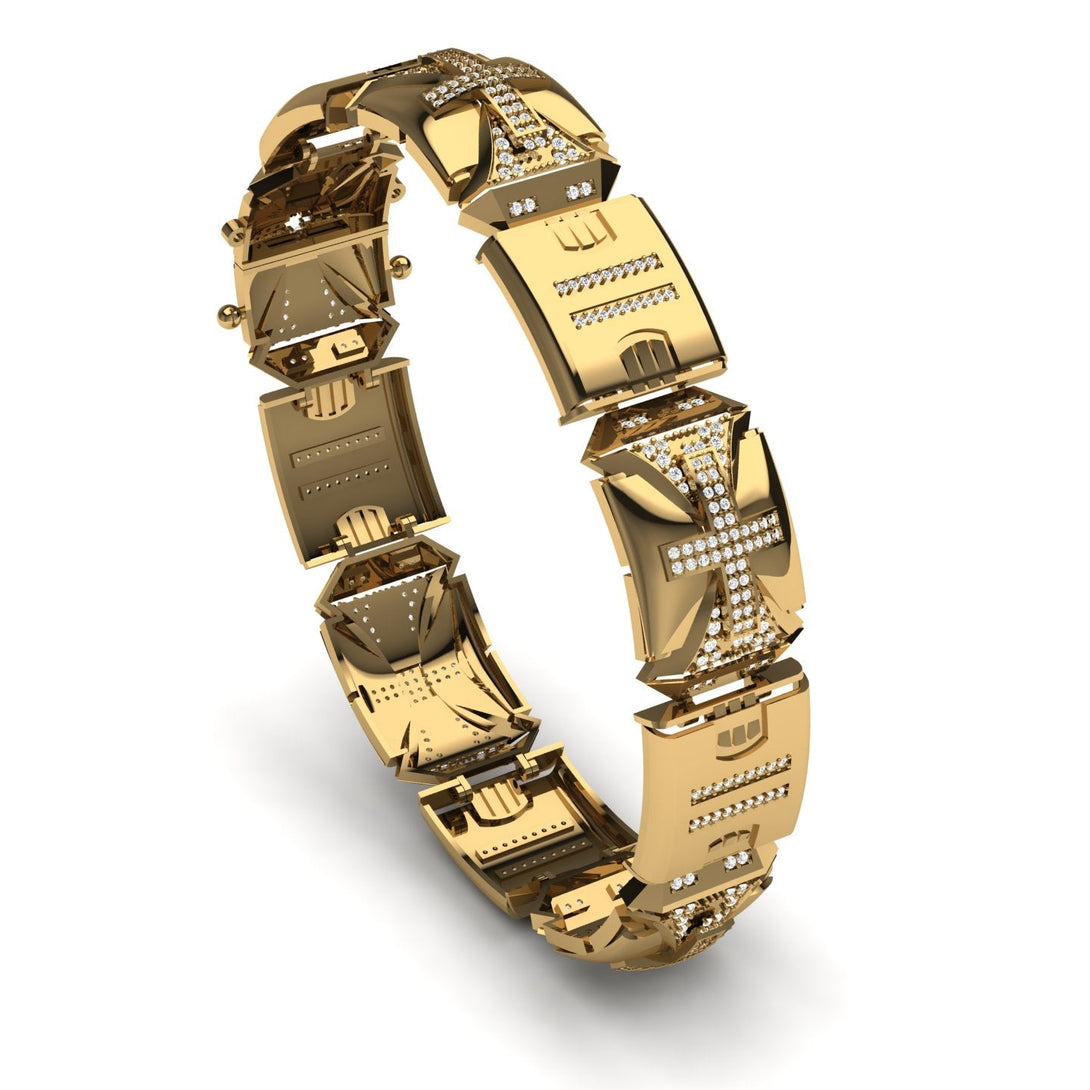 Unique Diamond Men Bracelet - Gary No. 1