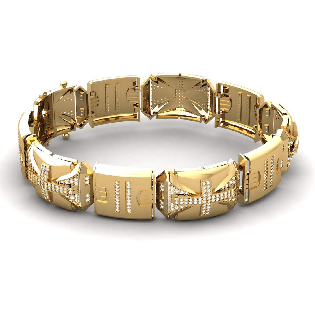 Unique Diamond Men Bracelet - Gary No. 1