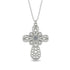 Unique Glam Diamond Cross Necklace - Leo No. 3