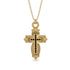 Unique Halo Cross Black Diamond Necklace - Ezra No. 7
