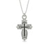 Unique Halo Cross Black Diamond Necklace - Ezra No. 9 image 1