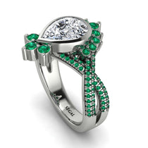 Unique Pear Cut Diamond Ring - Dorothy No. 18 image 1