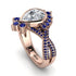 Unique Pear Cut Diamond Ring - Dorothy No. 62 image 1
