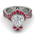Unique Pear Cut Diamond Ring - Dorothy No. 48