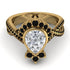 Unique Pear Cut Diamond Ring - Dorothy No. 31