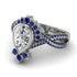 Unique Pear Cut Diamond Ring - Dorothy No. 63