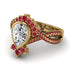 Unique Pear Cut Diamond Ring - Dorothy No. 46 image 3