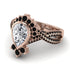 Unique Pear Cut Diamond Ring - Dorothy No. 32