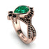 Unique Pear Cut Emerald Ring - Dorothy No. 35 image 1