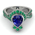 Unique Pear Cut Sapphire Ring - Dorothy No. 30