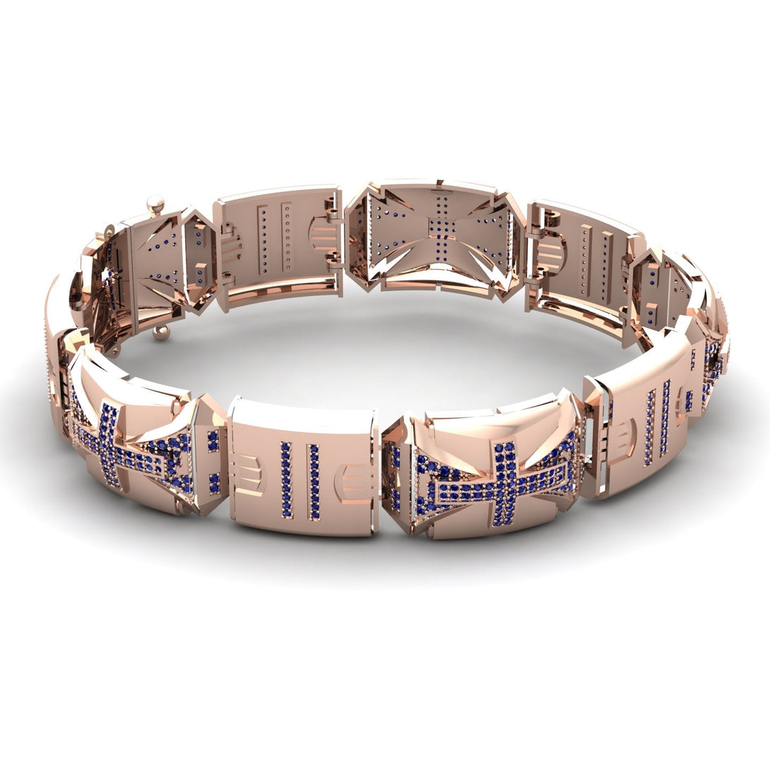 Unique Sapphire Men Bracelet - Gary No. 14
