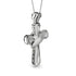 Unique Swirling Diamond Cross Pendant - Patrick No. 3 image 2