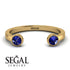 Upside Down Diamond Open Sapphire Ring - Melody No. 13