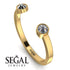 Upside Down Diamond Open Diamond Ring - Melody No. 1