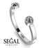 Upside Down Diamond Open Diamond Ring - Melody No. 3 image 2