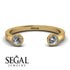 Upside Down Diamond Open Diamond Ring - Melody No. 1