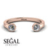 Upside Down Diamond Open Diamond Ring - Melody No. 2