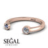 Upside Down Diamond Open Diamond Ring - Melody No. 2 image 3