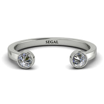 Upside Down Diamond Open Diamond Ring - Melody No. 3 image 1