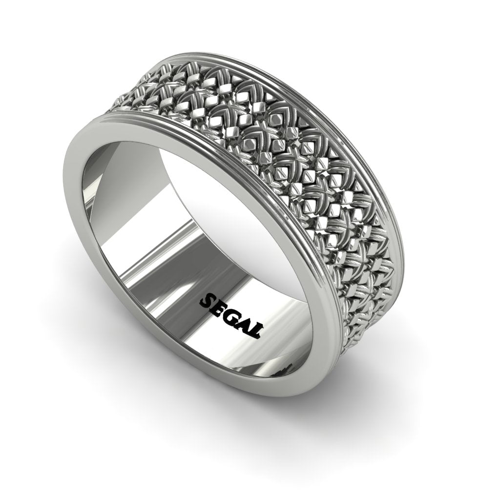 Christi's Custom Amethyst Bridal Set Leaves All Around in Platinum - Sydney 2ct No. 40