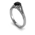 The Royal Queen Black Diamond Ring- Eva no. 6