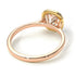 Two Tones Vintage Classic Halo Cushion Diamond Ring - Skylar No. 76