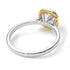 Two Tones Vintage Classic Halo Cushion Diamond Ring - Skylar No. 77